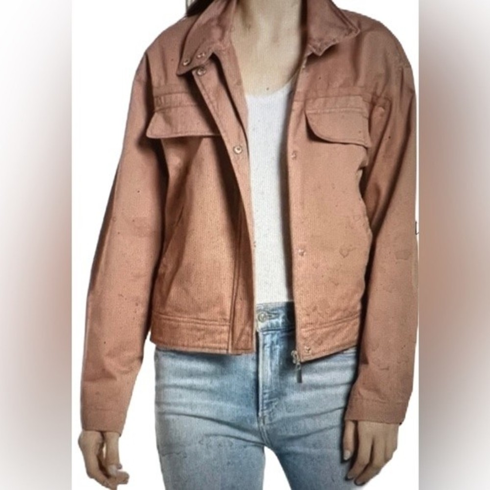 Treasure & Bond Rust Pink Utility Jacket